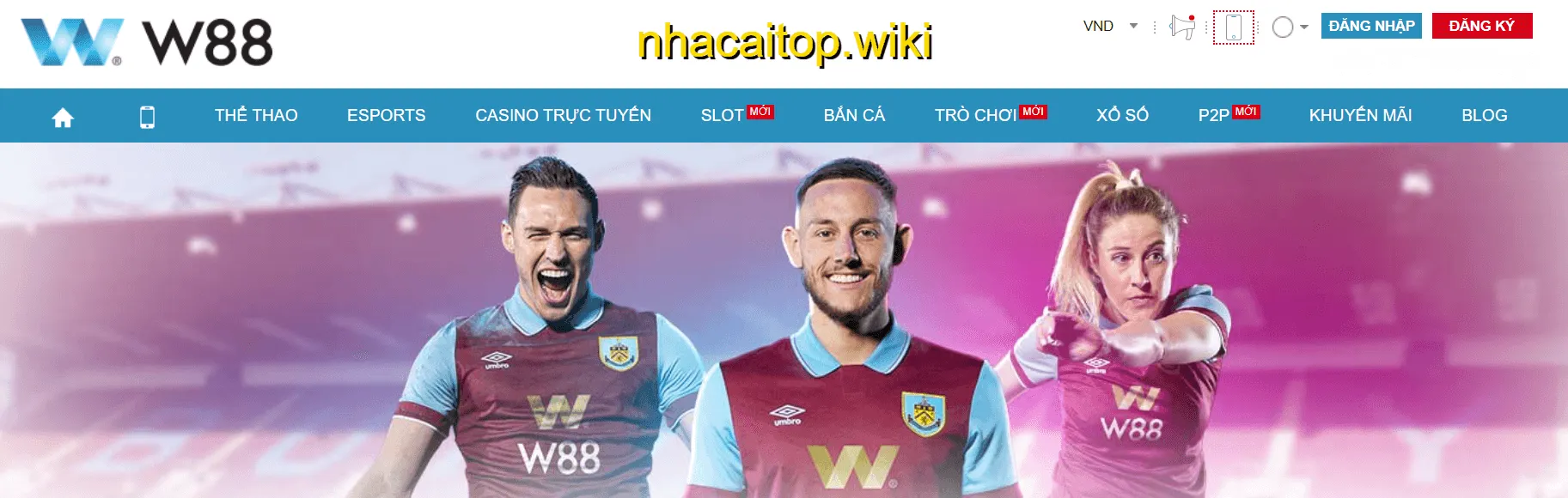 W88 đã tham gia tài trợ cho nhiều CLB bóng đá lớn